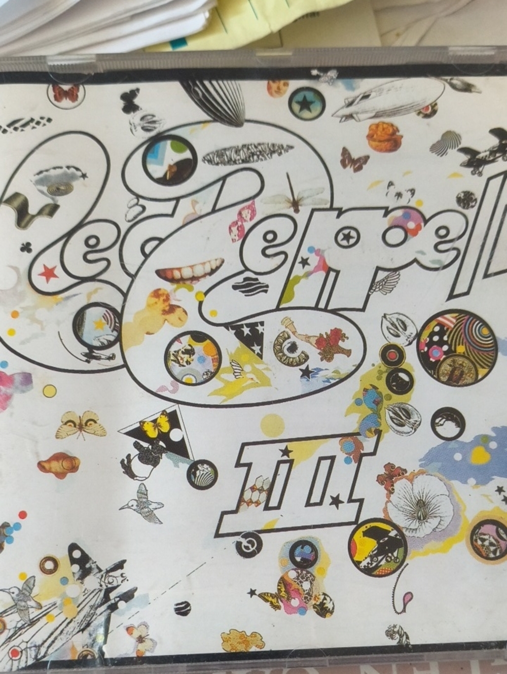 Led Zepplin 111 White Graphic CD